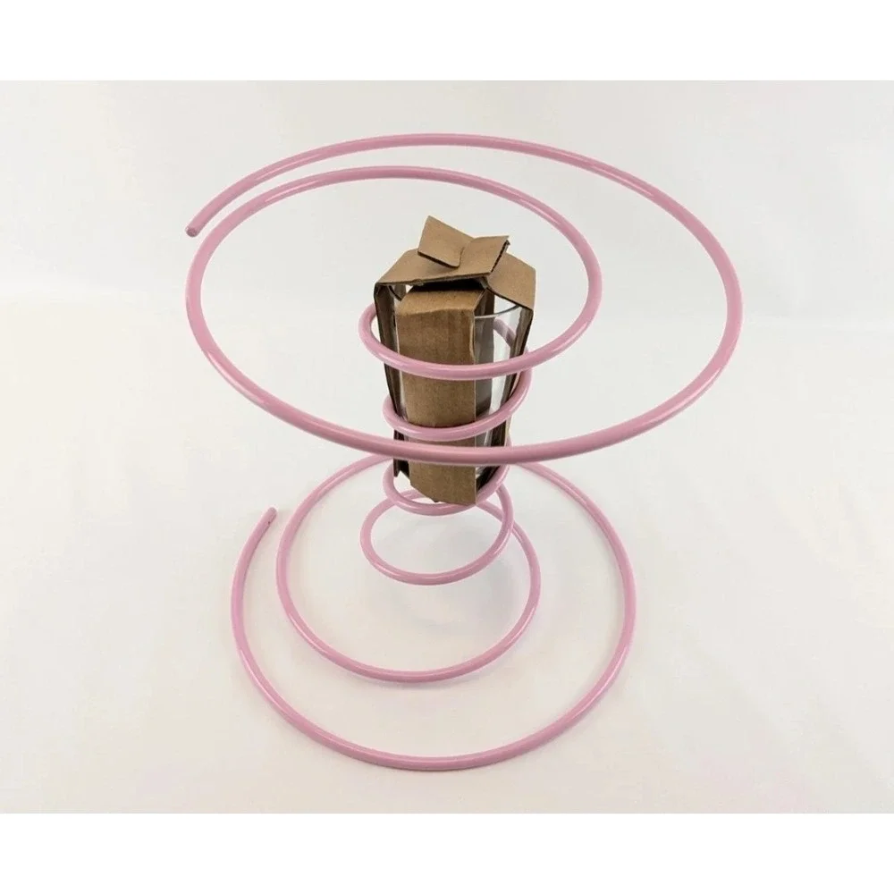 Gustaf Westman X Ikea Vinterfint Vase Pink Spiral 12 ¼